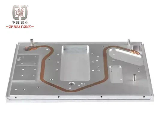 Copper Pipe Aluminum Liquid Cold Plate For Laser