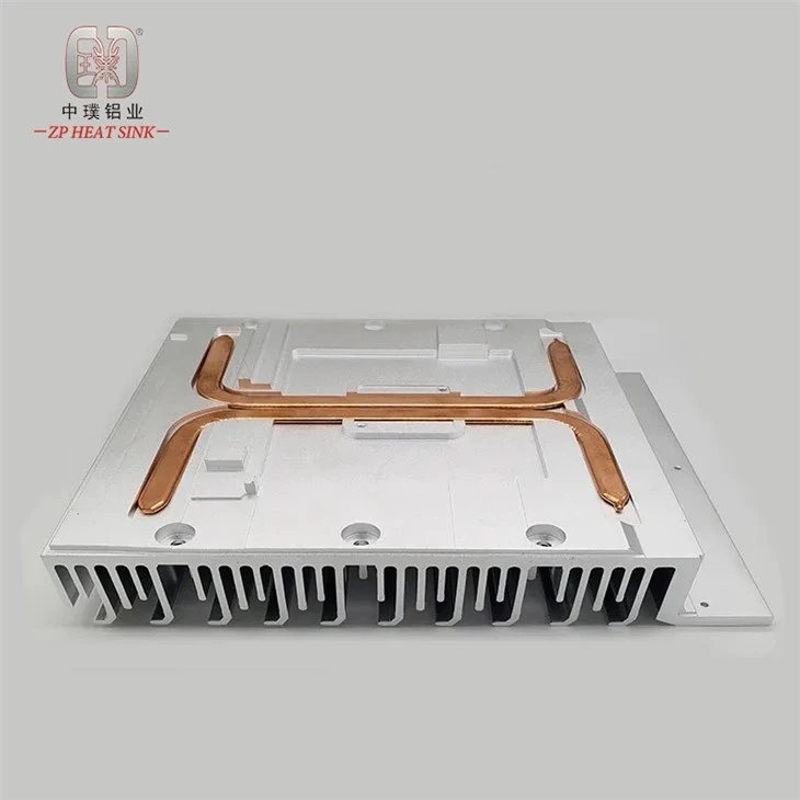 Customized Aluminum Extrusion Heatsink With Heat Pipe