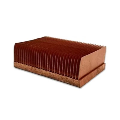 Factory Supply Copper Skived Heatsink - Red Copper Electronic Heatsink, Complete Specifications & Customizable